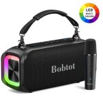 Enceinte bluetooth karaoké - son surround 360° - 4000mah - bluetooth 5. 3 - lecteur cd - rgb - radio ... Enceinte bluetooth karaoké - son surround 360° - 4000mah - bluetooth 5. 3 - lecteur cd - rgb - radio ...