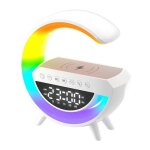 Enceinte bluetooth portable haut - parleur bluetooth lumineuse sans fil avec charge sans fil veilleuse ... Enceinte bluetooth portable haut - parleur bluetooth lumineuse sans fil avec charge sans fil veilleuse ...