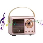 Enceinte bluetooth portable mini enceinte bluetooth vintage port cl� usb / aux / tf carte decoration ...
