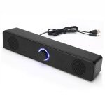 Enceinte bluetooth rectangulaire - bytelike - deux haut - parleurs et caisson de basses - alimentation ...