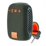 Enceinte bluetooth vert fonc� id�ale pour le v�lo mini �tanche ipx5 avec emplacement pour carte m�moire ...