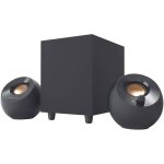 Enceintes de bureau usb 2. 1 - swrose - creative pebble plus - caisson de basse downfire - haut - parleurs ...