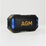 Agm magrock - enceinte bluetooth 8w ipx7 aimant�e rgb 1800mah 15h bluetooth 5. 3