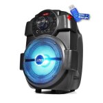 Party sound handy180 enceinte portable 65 180w bluetooth usb fm led - batterie 74v + cl� usb 32go