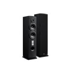 Enceinte triangle - zerius 902 - noir - syst�me bass reflex - 25 voies - acoustique dynamique