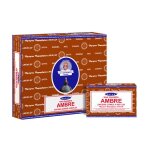 Encens cônes backflow ambre satya x2 boites Encens cônes backflow ambre satya x2 boites