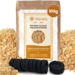 Encens oliban en grains 100g + 1 rouleau de charbons pour encens (10 charbons)