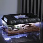 Enclos pour habitat de tortue reptiles insectes tortues et amphibiens - avec �clairage int�gr�