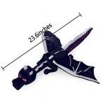 Ender dragon black dragon peluche jouet - fil mince ender dragon jouets en peluche cadeaux de vacances ...