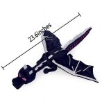 Ender dragon black dragon peluche jouet - fil mince ender dragon jouets en peluche cadeaux de vacances ...