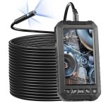 Endoscope à triple objectif - vevor - câble semi - rigide 15 m - pour inspection automobile vidange canalisati ... Endoscope à triple objectif - vevor - câble semi - rigide 15 m - pour inspection automobile vidange canalisati ...