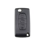 Energy 01 - 3 boutons coque de cl� avec lame va2 : sans rainure - compatible pour citro�n berlingo et ...