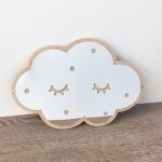 Dcoration murale - enfant - miroir acrylique - lapin et papillon - intrieur - auto - adhsif