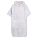 Enfants filles garons blanc serviette eponge poncho plage baignade natation surf peignoir 100% coton ...