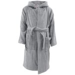 Enfants filles gar�ons serviette gris acier eponge poncho plage baignade natation surf peignoir 100% ...