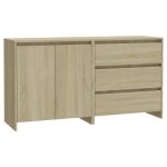 Enfilade / bahut / vitrine - rustique - buffets 2 pcs ch�ne sonoma bois ding�nierie @135821