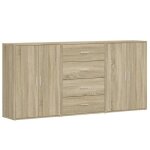 Enfilade / bahut / vitrine - rustique - buffets 3 pcs chne sonoma 60 x 31 x 84 cm bois dingnierie @557079 ...