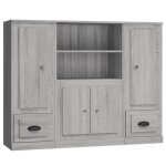 Enfilade / bahut / vitrine - rustique - buffets 3 pcs sonoma gris bois dingnierie @826031