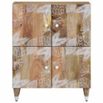 Enfilade / bahut / vitrine - rustique - buffet 60 x 335 x 75 cm bois de manguier massif @945569