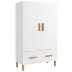 Enfilade / bahut / vitrine - rustique - buffet blanc 70 x 31 x 115 cm bois dingnierie @733518