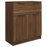 Enfilade / bahut / vitrine - rustique - buffet chne marron 60 x 30 x 70 cm bois dingnierie @880890