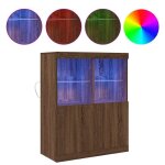Enfilade / bahut / vitrine - rustique - buffet chêne marron 81 x 37 x 100 cm bois dingénierie @654633 ... Enfilade / bahut / vitrine - rustique - buffet chêne marron 81 x 37 x 100 cm bois dingénierie @654633 ...