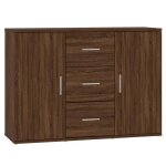 Enfilade / bahut / vitrine - rustique - buffet chne marron 91 x 295 x 65 cm bois dingnierie @736178 ...