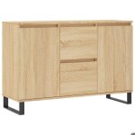 Enfilade / bahut / vitrine - rustique - buffet chne sonoma 104 x 35 x 70 cm bois dingnierie @682693 ...