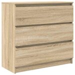Enfilade / bahut / vitrine - rustique - buffet ch�ne sonoma 80 x 35 x 76 cm bois ding�nierie @725731