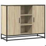 Enfilade / bahut / vitrine - rustique - buffet chne sonoma 92 x 35 x 76 cm bois dingnierie @200158