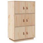 Enfilade / bahut / vitrine - rustique - buffet haut 67 x 40 x 1085 cm bois massif de pin @162245