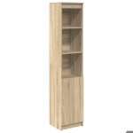 Enfilade / bahut / vitrine - rustique - buffet haut chne sonoma 375 x 35 x 180 cm bois dingnierie @505204 ...