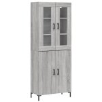 Enfilade / bahut / vitrine - rustique - buffet haut sonoma gris 695 x 34 x 180 cm bois dingénierie @940096 ... Enfilade / bahut / vitrine - rustique - buffet haut sonoma gris 695 x 34 x 180 cm bois dingénierie @940096 ...