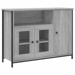 Enfilade / bahut / vitrine - rustique - buffet sonoma gris 100 x 35 x 75 cm bois dingénierie @562850 Enfilade / bahut / vitrine - rustique - buffet sonoma gris 100 x 35 x 75 cm bois dingénierie @562850