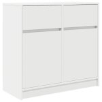 Enfilade / bahut / vitrine - rustique - buffet avec tiroir blanc 80 x 34 x 76 cm bois ding�nierie @530681 ...