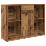 Enfilade / bahut / vitrine - rustique - buffet avec tiroir vieux bois 101 x 35 x 76 cm bois ding�nierie ...