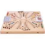 Engelhart - 350264 - jeu de tock xl en bois d?hva - coffret pliant - 6 joueurs avec cartes et pions ...