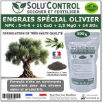 Engrais sp�cial olivier 500 g - solucontrol - formulation haute qualit� organo - minerale - utilisable ...