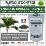 Engrais sp�cial palmier 500 g - solucontrol