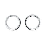 Enjoliveurs anti - brouillards avant chrom�s kit renault twingo 2 phase 2 2012 - 2014