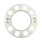 Enjoliveur de roue avant 225 blanche man mercedes volvo scania daf renault iveco 10 trous universel Enjoliveur de roue avant 225 blanche man mercedes volvo scania daf renault iveco 10 trous universel