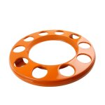 Enjoliveur de roue avant 225 orange 10 trous universel iveco man mercedes volvo scania daf renault