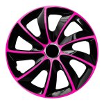 Enjoliveur universel 15 nrm stig extra rose et noir 1 pice
