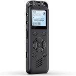 Enregistreur vocal numérique 8 go appareil portable pour conférence dictaphone mp3 rechargeable (noir) ... Enregistreur vocal numérique 8 go appareil portable pour conférence dictaphone mp3 rechargeable (noir) ...