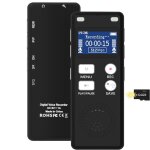 Enregistreur vocal num�rique hd �cran led 256go enregistrement mp3 wav dictaphone professionnel portable ...