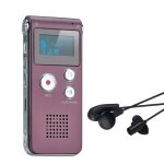 Enregistreur vocal numrique portable enregistreur audio dictaphone enregistreur lcd lecteur mp3 - 8 ...