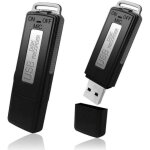 Enregistreur vocal num�rique - mini dictaphone - 8 go - usb 3. 0 - id�al r�unions - noir