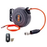 Enrouleur de tuyau � tambour dair r�tractable automatique pour lavage de voiture beaut� et r�paration ...