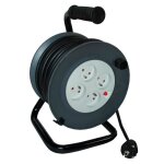 Enrouleur zenitech 20m - 4 prises 16a - pour cble 3g15 mm