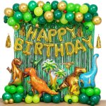 Ensemble de 118 ballons de f�te et d�corations de f�te mignon dinosaure de la conception peut �tre utilis� ...